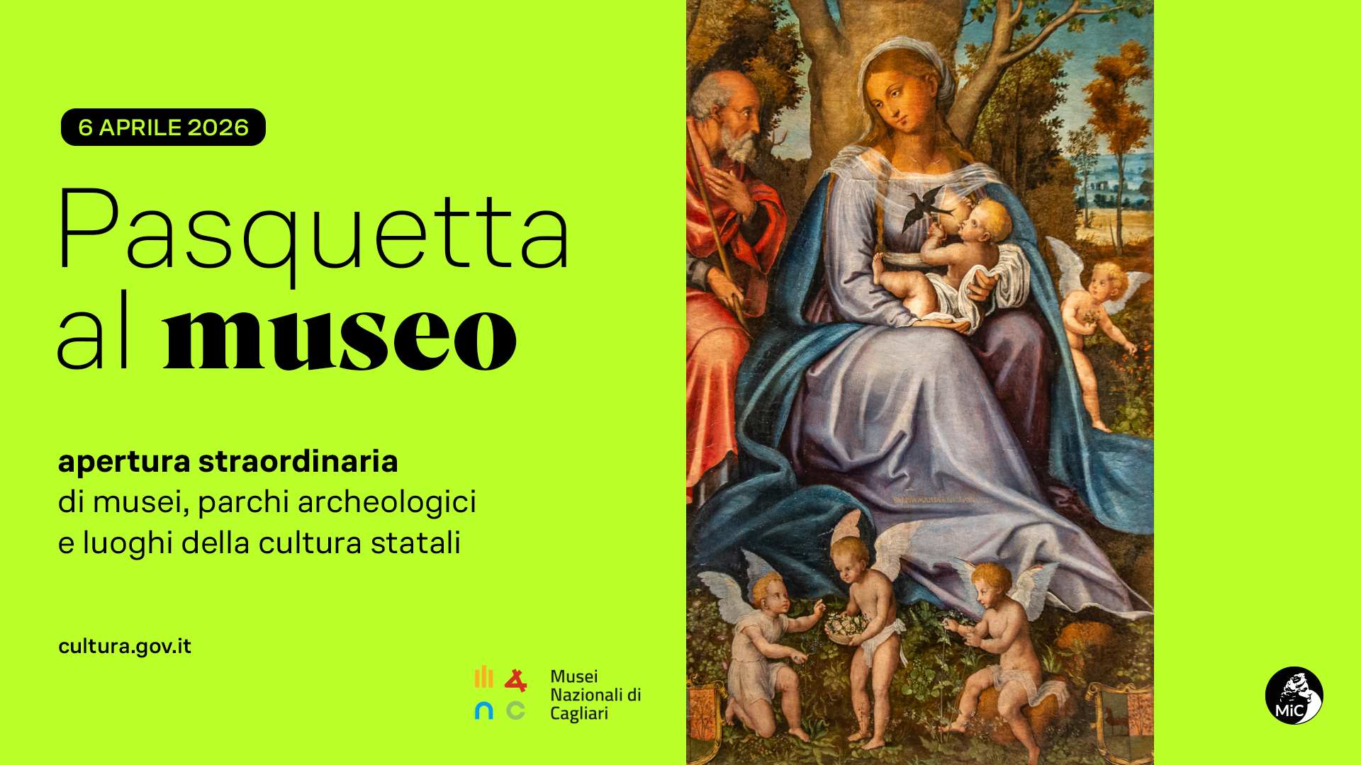 Pasquetta 2026 ai Musei Nazionali di Cagliari